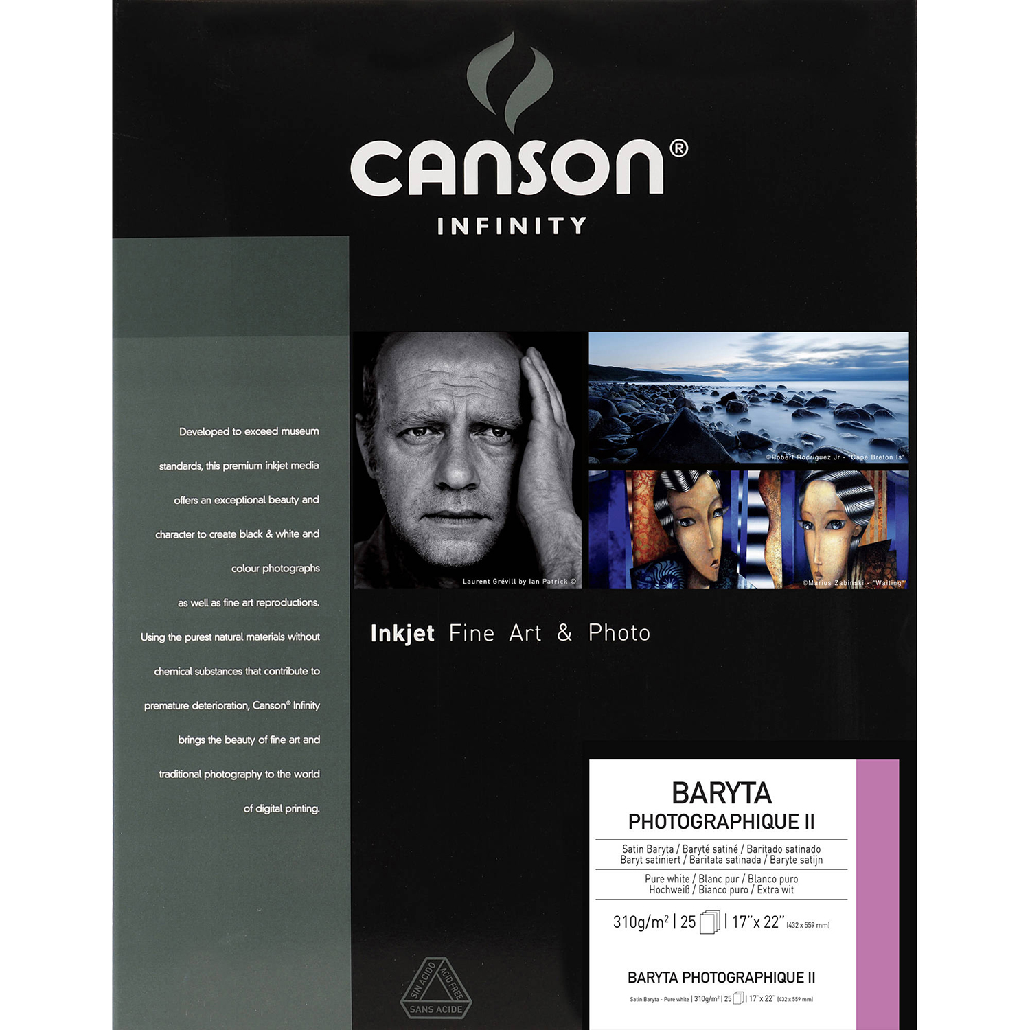 Box shot of Canson Infinity Baryta Photographique II