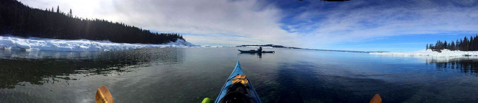 En kayak à l’Ile Corossol